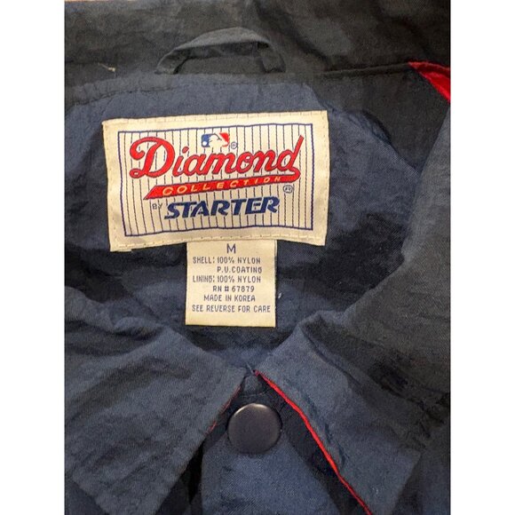 Vtg 90's Starter Diamond Collection Boston Red Sox Windbreaker Bomber Jacket M - Picture 7 of 7
